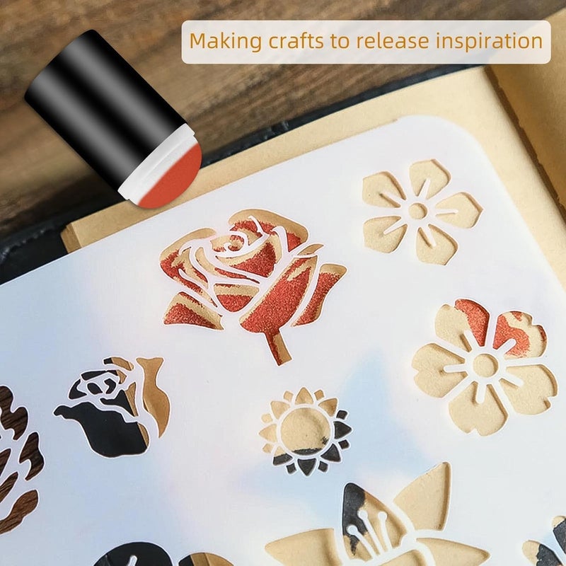 Pretwad Finger Sponges Daubers, 10 Pcs Finger Painting Sponge Craft Drawing, Fingers Face Paint Sponges Painting Craft Set, Crafts Fingers Sponge Daubers Drawing Project for Art Ink Crafts Card Making - Image 4